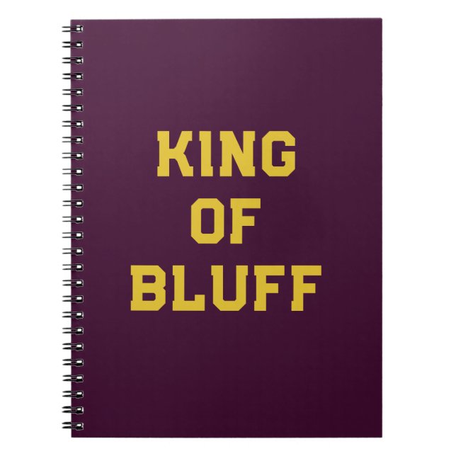 Bluff King Spiral Photo Notebook (Front)
