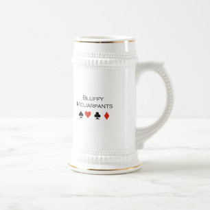 Bluffy Mcliarpants T-shirt Beer Stein