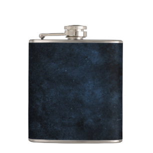 Bluish/Black Design Flask