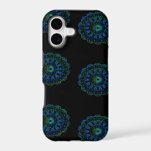 Bluish green mandala