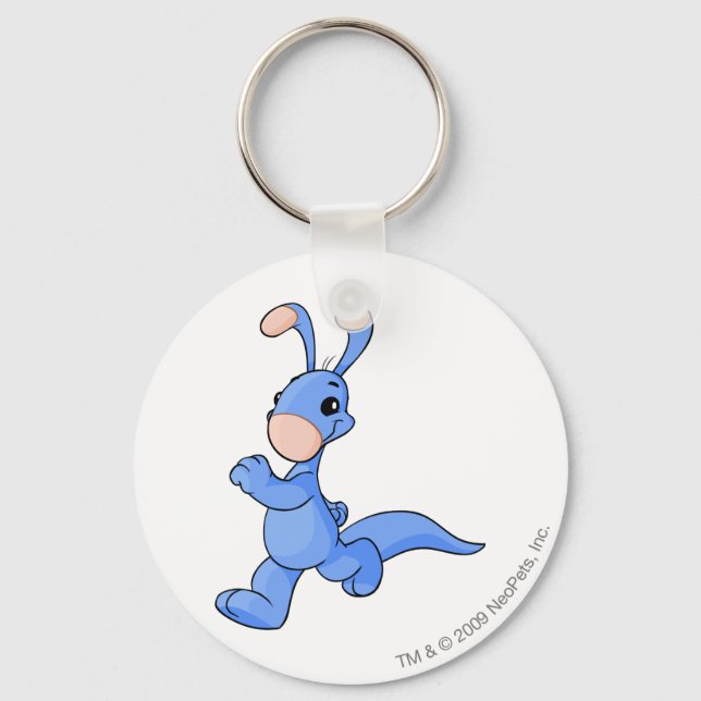 Blumaroo Blue Key Ring (Front)