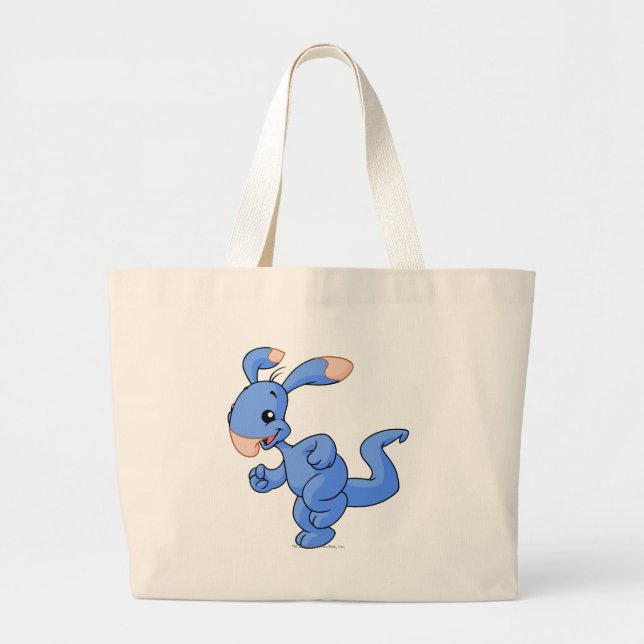 Blumaroo Blue Large Tote Bag (Front)