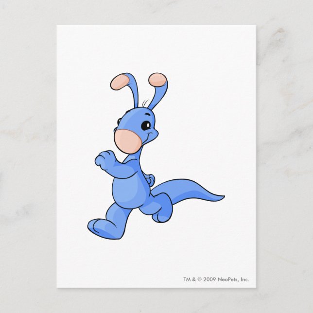 Blumaroo Blue Postcard (Front)