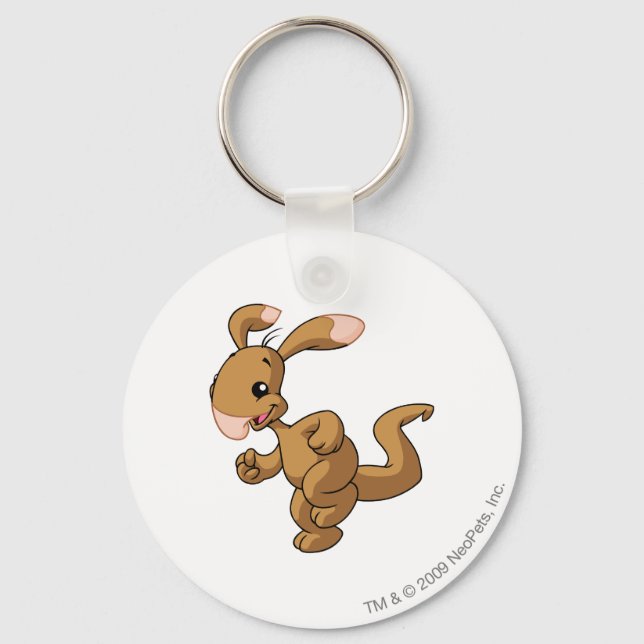 Blumaroo Brown Key Ring (Front)