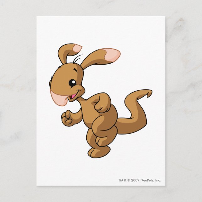 Blumaroo Brown Postcard (Front)
