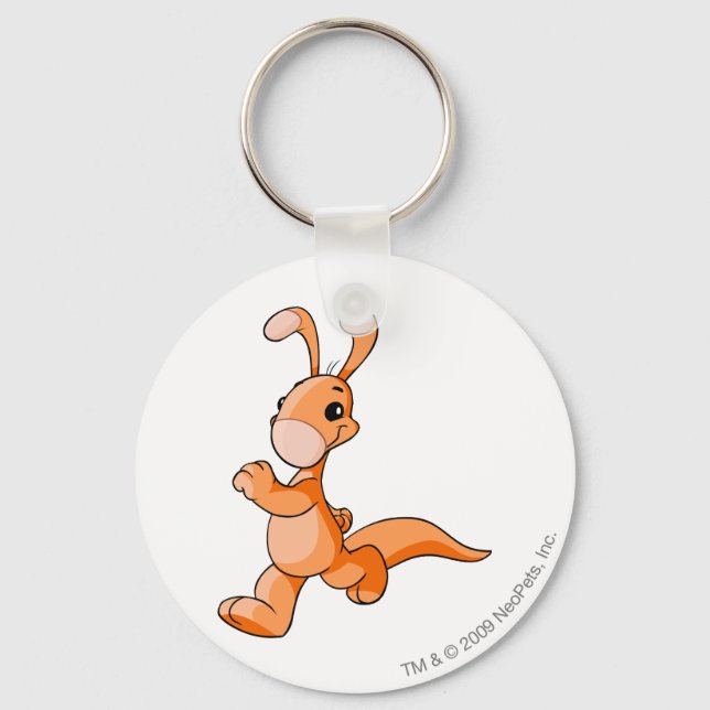 Blumaroo Orange Key Ring (Front)