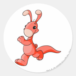 Blumaroo Red Classic Round Sticker