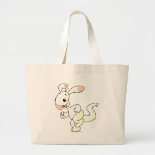 Blumaroo White Large Tote Bag