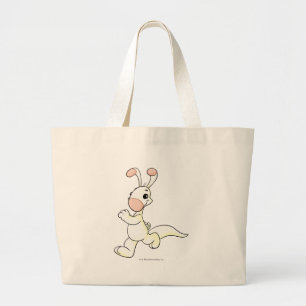 Blumaroo White Large Tote Bag