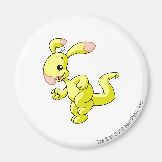 Blumaroo Yellow Magnet (Front)