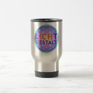Blume Des Lebens Lichtgestalt Travel Mug