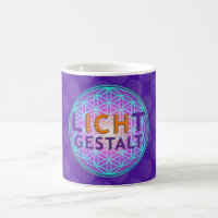 Blume Des Lebens Lichtgestalt | violet pattern