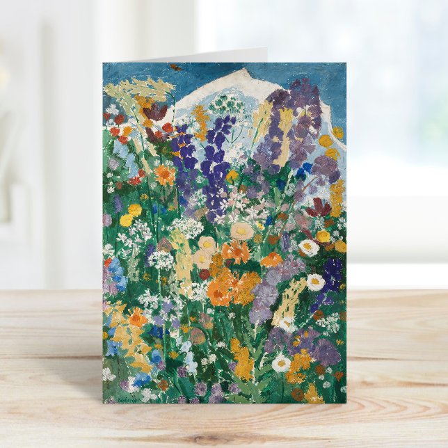 Blumen am Berg | August Babberger Card (Creator Uploaded)