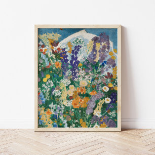 Blumen am Berg   August Babberger Poster