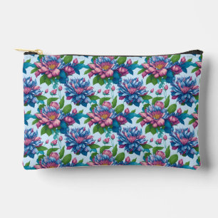 Blumenmuster: Dahlienzauber - Accessory Pouch