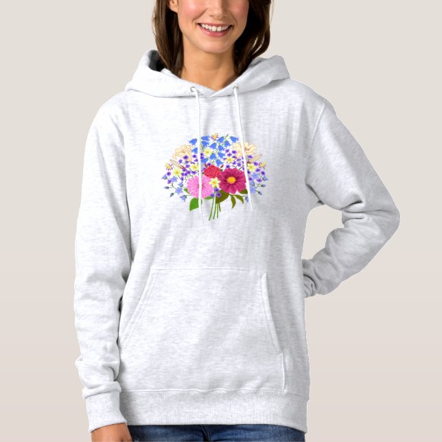 Blumenstrauss White Hoodie (Front)