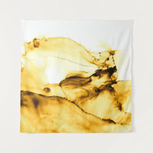 Blurred background. Night city lights blur. Retro Tapestry