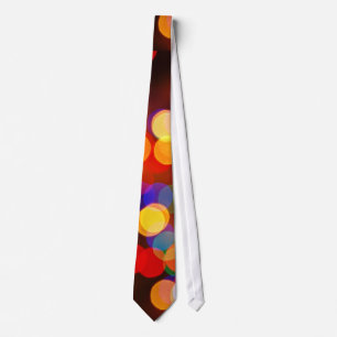 Blurred circle lighting tie