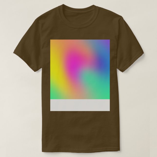 Blurred Colourful 80s Colours 2 T-Shirt (Design Front)