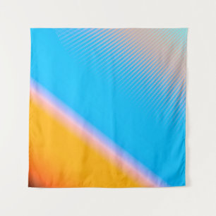 blurred image with gradient colours design in abst tapestry