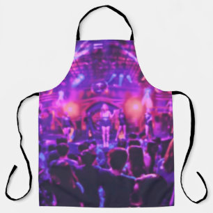 Blurred of club party in pastel color style on sof apron