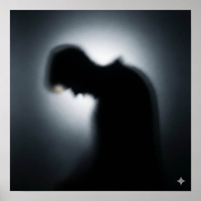 Blurred Silhouette Poster (Front)