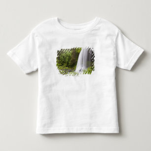 Blurred Waterfall and Forest View in Oregon Toddler T-Shirt