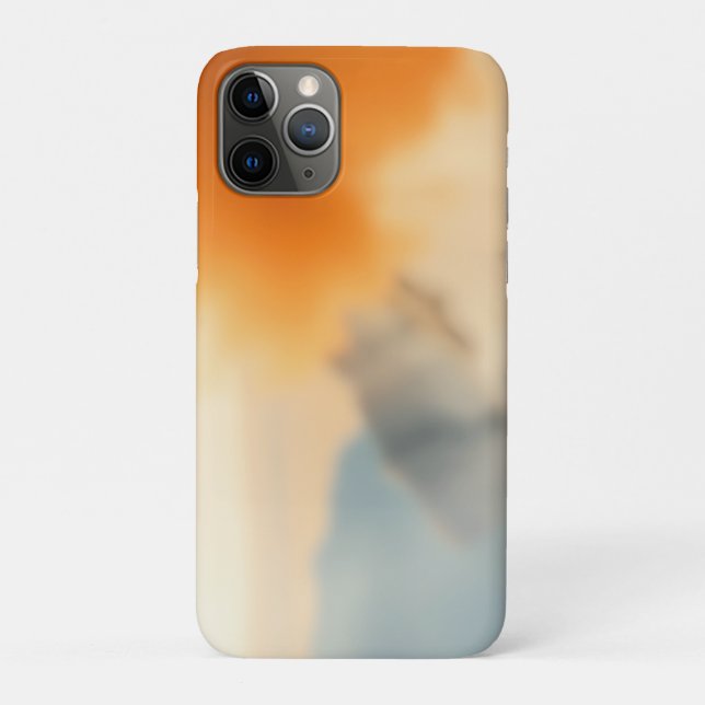 Blurry Art Neutral Warm Abstract Case-Mate iPhone Case (Back)