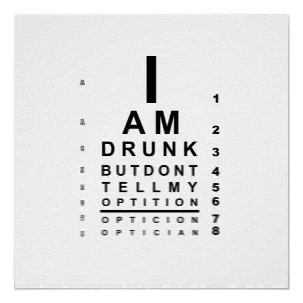 eye chart posters photo prints zazzle nz