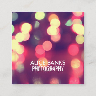 Blurry Lights Business Cards