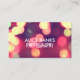 Blurry Lights Business Cards