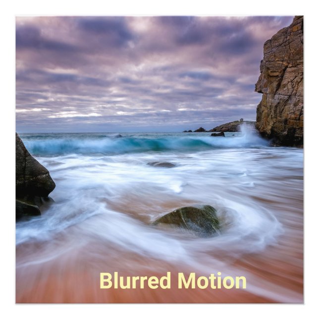 Blurry Motion  Photo Print (Front)