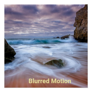 Blurry Motion Poster