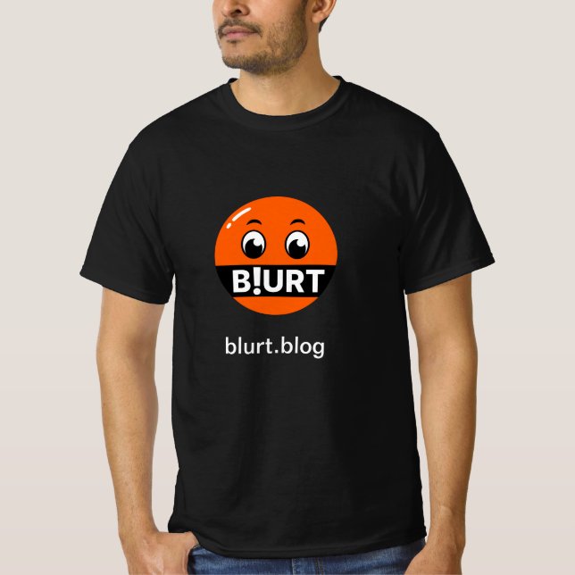 Blurt.blog Basic Dark T-Shirt (Front)