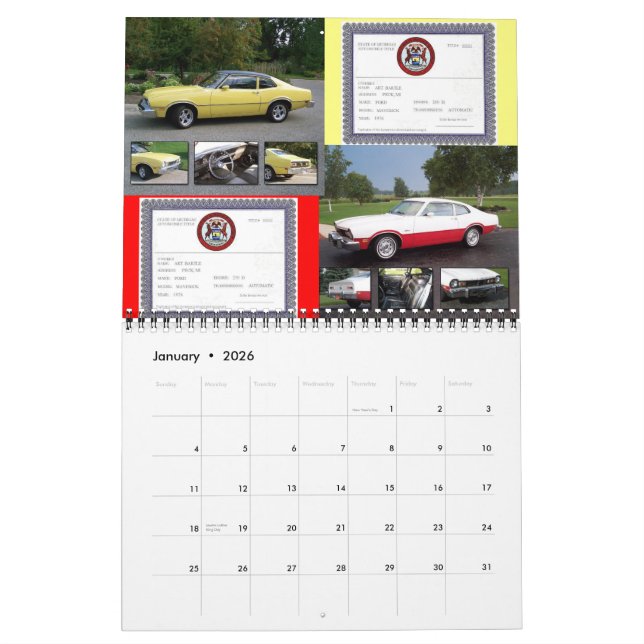 blu's Mavericks and Comets 2010 calendar (Jan 2026)