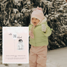 Blush 1st Birthday Winter Wonderland Birthday 