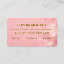 Blush and Gold Event Planner