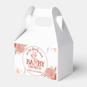 Blush and Pink Bear Baby Shower Favour Box