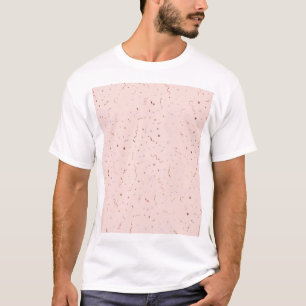 Blush and Rose Gold Confetti T-Shirt