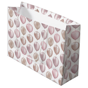 Blush Balloons Birthday Large Gift Bag