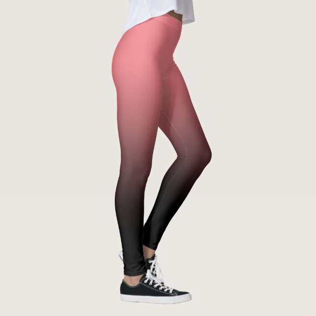 Blush Black Ombre Leggings (Right)