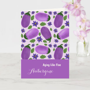 Blush & Bloom Eggplant Collection – Birthday Card