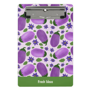 Blush & Bloom Eggplant Collection – Soft Lilac Mini Clipboard