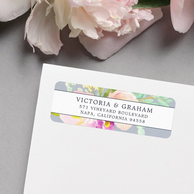 Blush Bloom | Floral Return Address (Creator Uploaded)