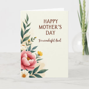 Blush Bloom Mothers Day Card