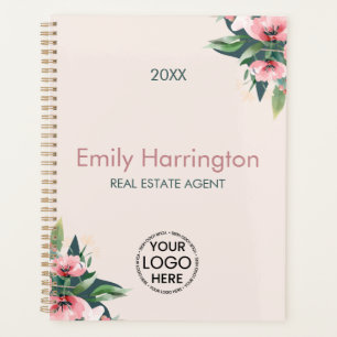Blush Bloom Rose Real Estate Agent Planner