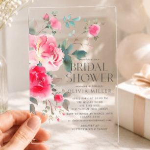 Blush Blossom Bridal Shower Invitation