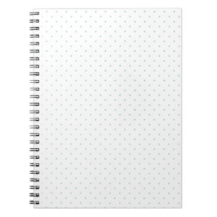 Blush Blue Polka Dots Notebook