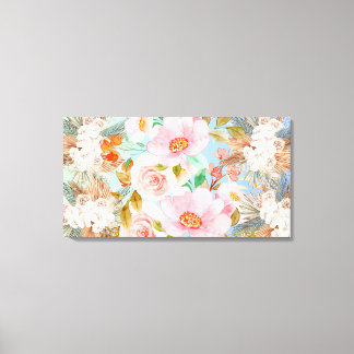 Blush & Boho Bloom Canvas Print