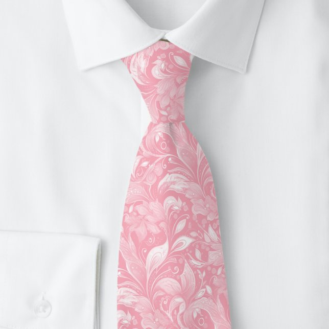 Blush Botanical Batik Tie (Creator Uploaded)
